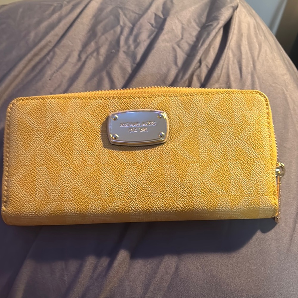 Michael Kors Yellow Wallet
